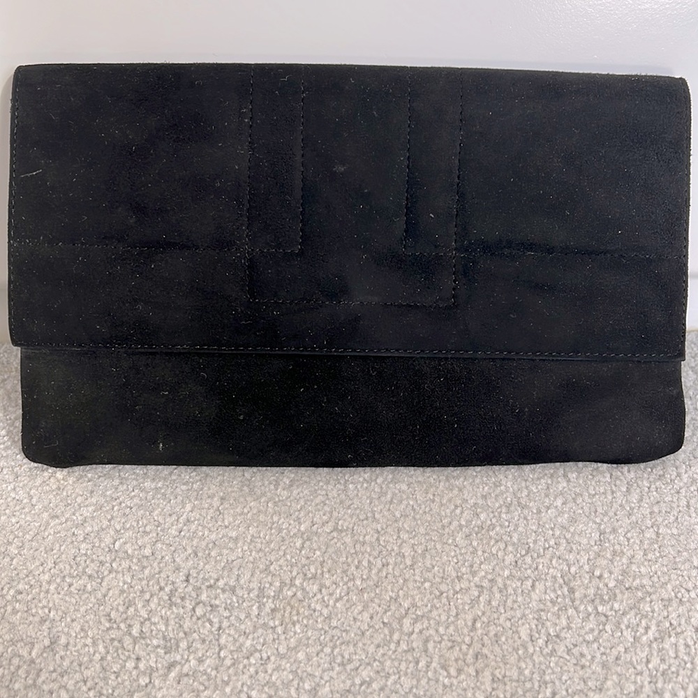Vintage Charles Jourdan Suede Handbag/Clutch